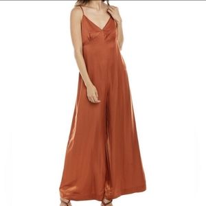 NWT WeWoreWhat Slip Wide Leg Jumpsuit